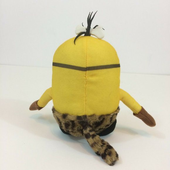 Despicable Me Stuart Caveman Minion Plush 7” Stuffed Toy Factory Illumination - Picture 7 of 10